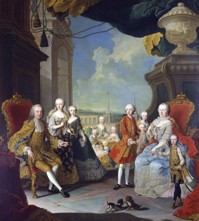 Bild: Kaiserliche Familie (Martin van Meytens, 1754)